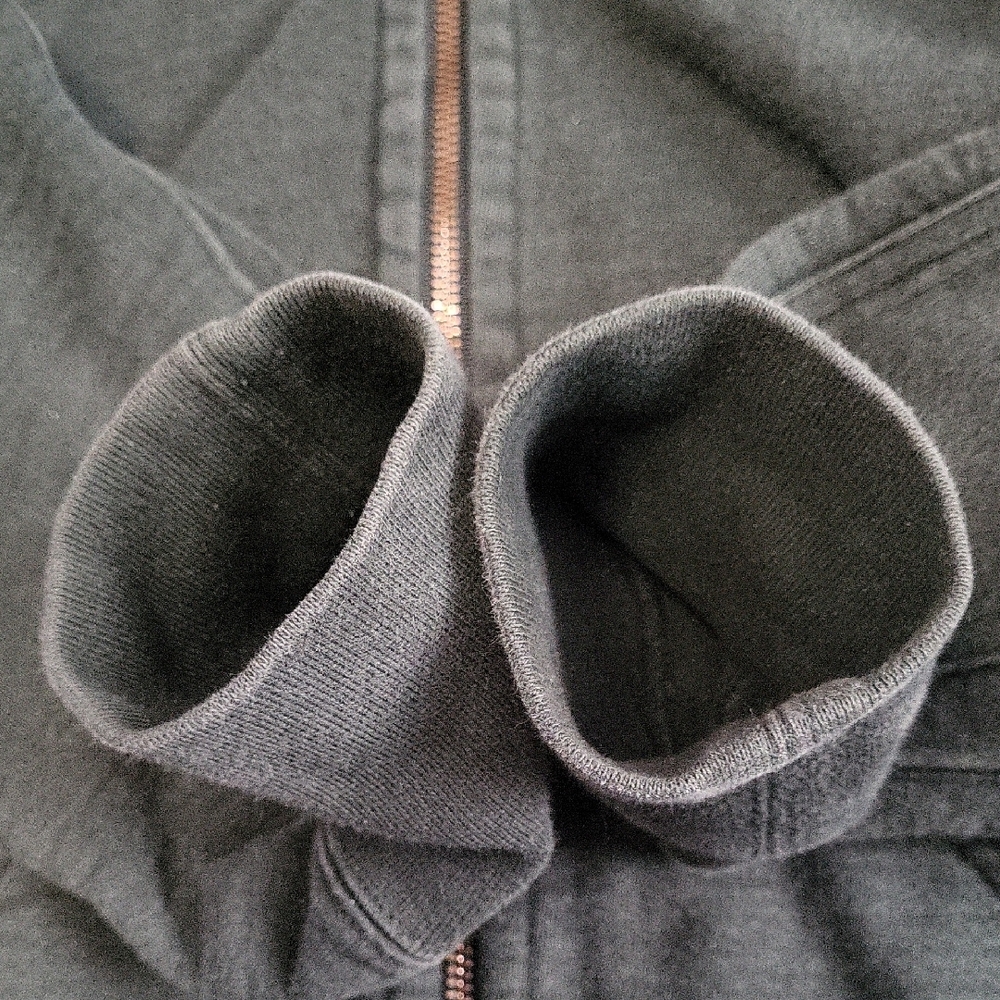 American Giant Women's Classic Full-zip Hoodie In Hunter Green - Picture 7 of 7
